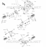 REPOSE PIED pour Kawasaki KLR650 S 2023