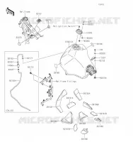 RESERVOIR CARBURANT pour Kawasaki KLR650 S 2023