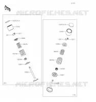 SOUPAPE pour Kawasaki KLR650 S 2023