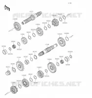 TRANSMISSION pour Kawasaki KLR650 S 2023