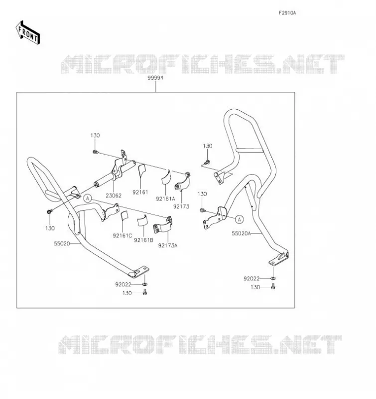 ACCESSOIRE(Frame Slider Ver.2) Kawasaki MOTOS 650 2023 KLR650 S  KL650MPFNN
