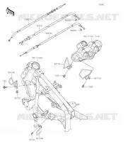CABLES pour Kawasaki VERSYS-X 300 2023