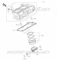 CYLINDRE/PISTON pour Kawasaki VERSYS-X 300 2023