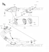 &Eacute;CHAPPEMENT pour Kawasaki VERSYS-X 300 2023