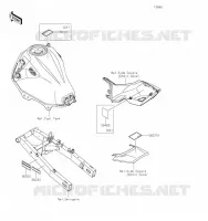 ETIQUETTES pour Kawasaki VERSYS-X 300 2023