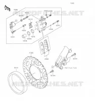 FREIN AVANT pour Kawasaki VERSYS-X 300 2023