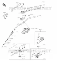 GUIDON pour Kawasaki VERSYS-X 300 2023