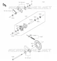 MOYEU ARRIERE pour Kawasaki VERSYS-X 300 2023