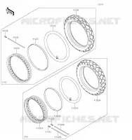 ROUE/PNEUS pour Kawasaki VERSYS-X 300 2023
