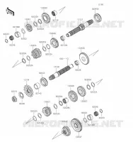 TRANSMISSION pour Kawasaki VERSYS-X 300 2023