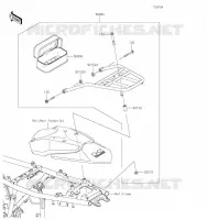 ACCESSOIRE (PORTE BAGAGE) pour Kawasaki KLX300SM 2023