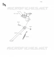 BEQUILLES pour Kawasaki KLX300SM 2023