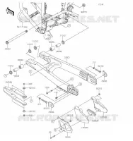 BRAS OSCILLANT pour Kawasaki KLX300SM 2023