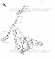 CADRE pour Kawasaki KLX300SM 2023