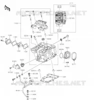 CULASSE pour Kawasaki KLX300SM 2023