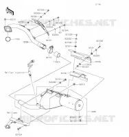 &Eacute;CHAPPEMENT pour Kawasaki KLX300SM 2023