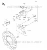 FREIN ARRIERE pour Kawasaki KLX300SM 2023
