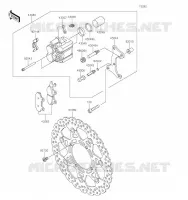 FREIN AVANT pour Kawasaki KLX300SM 2023
