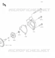 POMPE &Agrave; EAU pour Kawasaki KLX300SM 2023