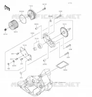 POMPE A HUILE pour Kawasaki KLX300SM 2023