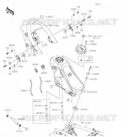 RESERVOIR CARBURANT pour Kawasaki KLX300SM 2023