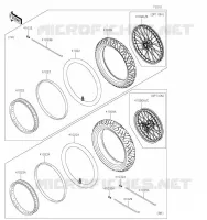 ROUE/PNEUS pour Kawasaki KLX300SM 2023