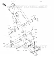 SUPPORT MOTEUR pour Kawasaki KLX300SM 2023