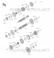 TRANSMISSION pour Kawasaki KLX300SM 2023