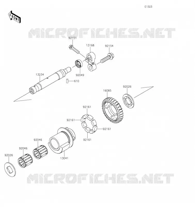 BALANCIER Kawasaki MOTOS 1000 2023 VERSYS 1000 SE  KLZ1000DPFNN