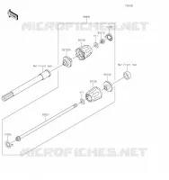 ACCESSOIRE(Axle Slider) pour Kawasaki Z1000 R EDITION 2023
