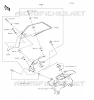 ACCESSOIRE(COUVRE COMPTEUR) pour Kawasaki Z1000 R EDITION 2023