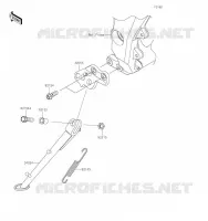 BEQUILLES pour Kawasaki Z1000 R EDITION 2023