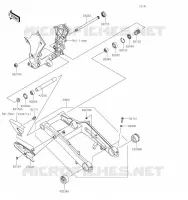 BRAS OSCILLANT pour Kawasaki Z1000 R EDITION 2023