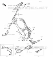 CADRE pour Kawasaki Z1000 R EDITION 2023