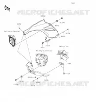 CARENAGE INFERIEUR pour Kawasaki Z1000 R EDITION 2023