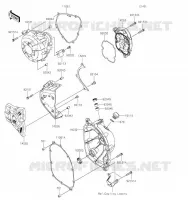 COUVERCLES MOTEUR pour Kawasaki Z1000 R EDITION 2023