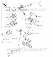 MAITRE CYLINDRE AV pour Kawasaki Z1000 R EDITION 2023