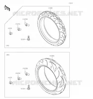 PNEUS pour Kawasaki Z1000 R EDITION 2023