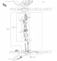 POMPE A ESSENCE pour Kawasaki Z1000 R EDITION 2023