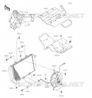 RADIATEUR pour Kawasaki Z1000 R EDITION 2023
