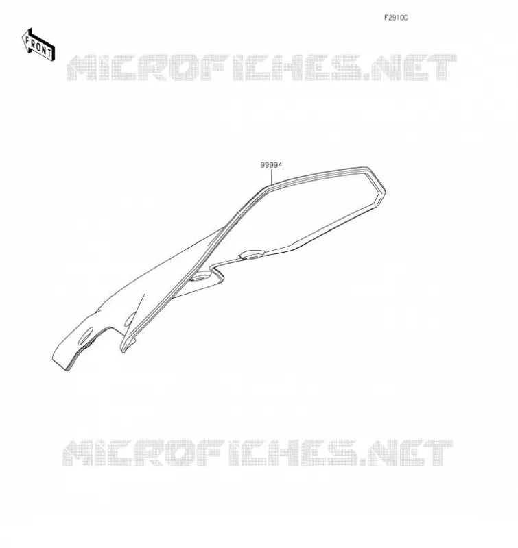 ACCESSOIRE(Large Meter Cover) Kawasaki MOTOS 900 2023 Z900 SE  ZR900MPSNN