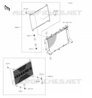 ACCESSOIRE(Radiator Screen) pour Kawasaki Z900RS SE 2023