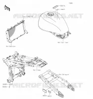 ETIQUETTES pour Kawasaki Z900RS SE 2023