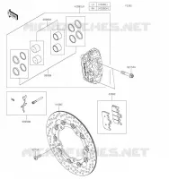 FREIN AVANT pour Kawasaki Z900RS SE 2023