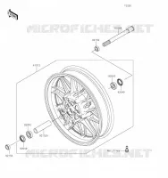 MOYEU AVANT pour Kawasaki Z900RS SE 2023
