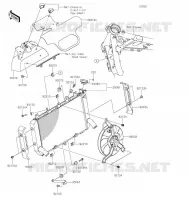 RADIATEUR pour Kawasaki Z900RS SE 2023