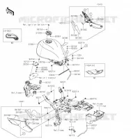 RESERVOIR CARBURANT pour Kawasaki Z900RS SE 2023