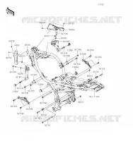 SUPPORT MOTEUR pour Kawasaki Z900RS SE 2023