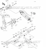 SUSPENSION/AMORTISSEUR pour Kawasaki Z900RS SE 2023