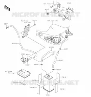 SYSTEME D'EVAPORATION CARBURANT pour Kawasaki Z900RS SE 2023